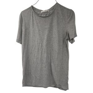 TERRANOVA Gray Short Sleeve Top - Women's Size Large